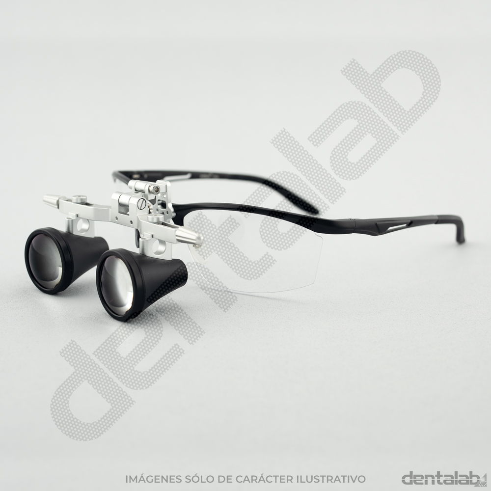 Lupa Anteojo 3X, 350mm Brilliance Silver/Black EIGHTEETH